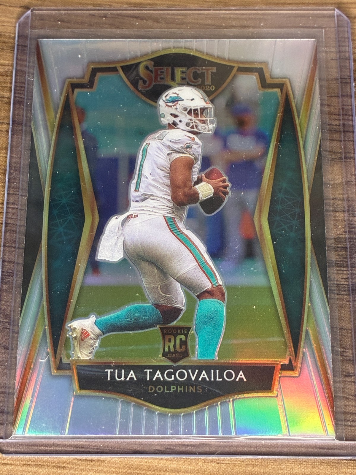 2020 Select Tua Tagovailoa Rookie Card Silver Prizm - Premier Level RC