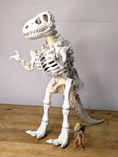Product Image: Vintage Kenner Bone Age T-Rex Complete 1988 Action Figure with Crag the Clubber!