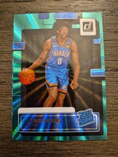 2022-23 Donruss Jalen Williams Holo Laser Green Rated Rookie #212