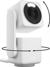 Wyze - Cam Pan v4 Indoor/Outdoor Plug-In 4K Security Camera with 360  Pan/Til...