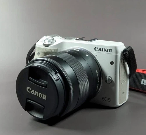 Canon EOS M3 Mirrorless Digital Camera  24.2MP  18-55mm f/3.5-5.6 IS STM Lens 