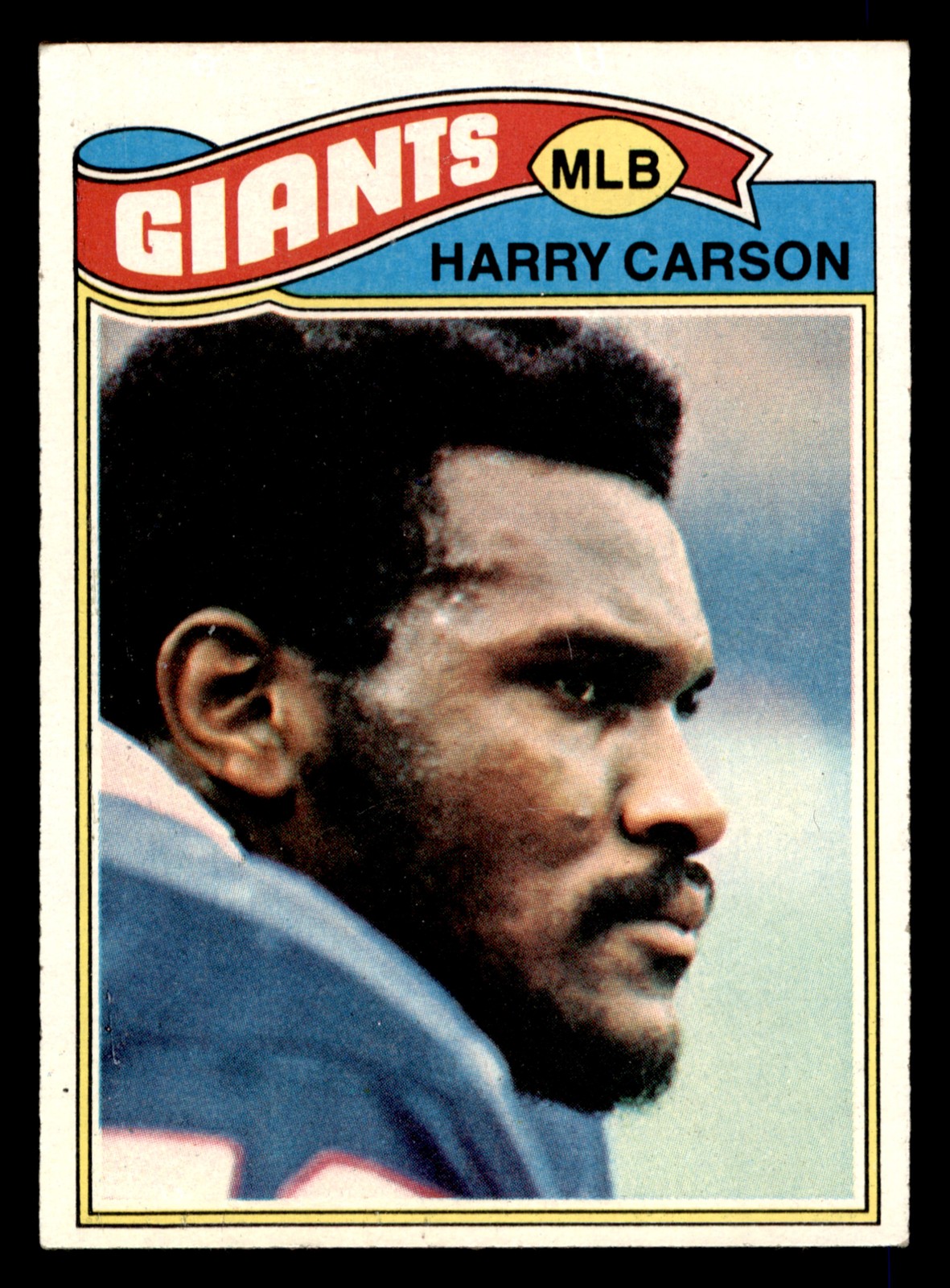 1977 Topps #146 Harry Carson EXMT