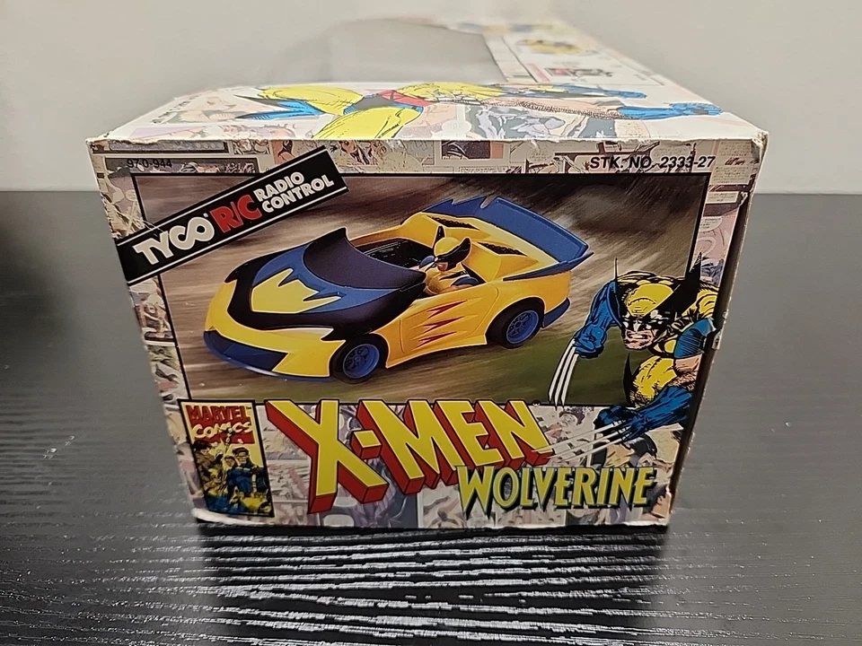 Coche de juguete de radiocontrol de colección TYCO Marvel Comics X Men Wolverine 1993 radiocontrolado Foto 4 de 4
