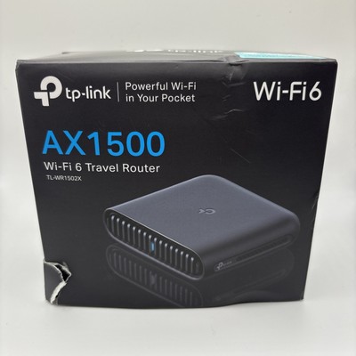 TP-Link Ultra-Portable Wi-Fi 6 AX1500 Travel Router TL-WR1502X