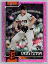 2026 Topps Series 1 Carson Seymour Pink Holofoil #112 San Francisco Giants