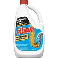 Liquid-Plumr Industrial Strength Drain Clog Remover Gel, Unscented 42 fl oz
