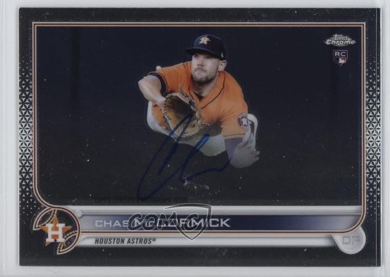 2022 Topps Chrome Rookie Auto Chas McCormick #RA-CM Auto 6o3