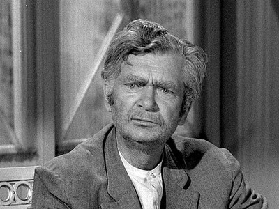 Buddy Ebsen as Jed Clampett in THE BEVERLY HILLBILLIES episode Gra- Old Photo