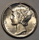 #1 Business Uncirculated++ to MS?? Nicer Low Mintage 1939 P Mercury Dime