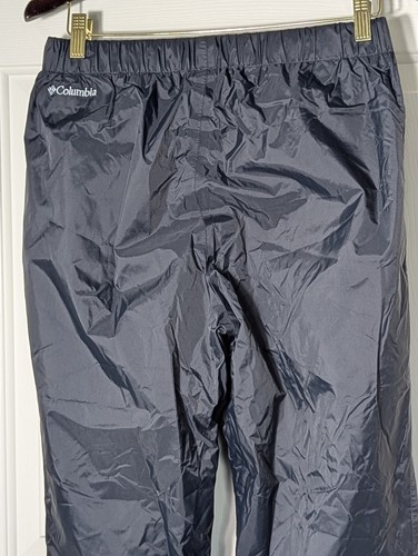 COLUMBIA Omni-Tech Snow Pants Mens Medium Black Nylon Adjustable Ski Snowboard - Picture 5 of 12