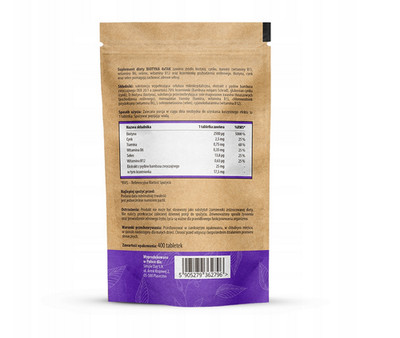Biotin 400 tabl.Selen, Zink, B1, B6, B12 für Haare und Näge, kein Zucker-Lactose