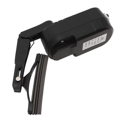 Motorcycle Helmet Wiper Rechargeable 2 Speed Switch Water Resistant Windshie SET