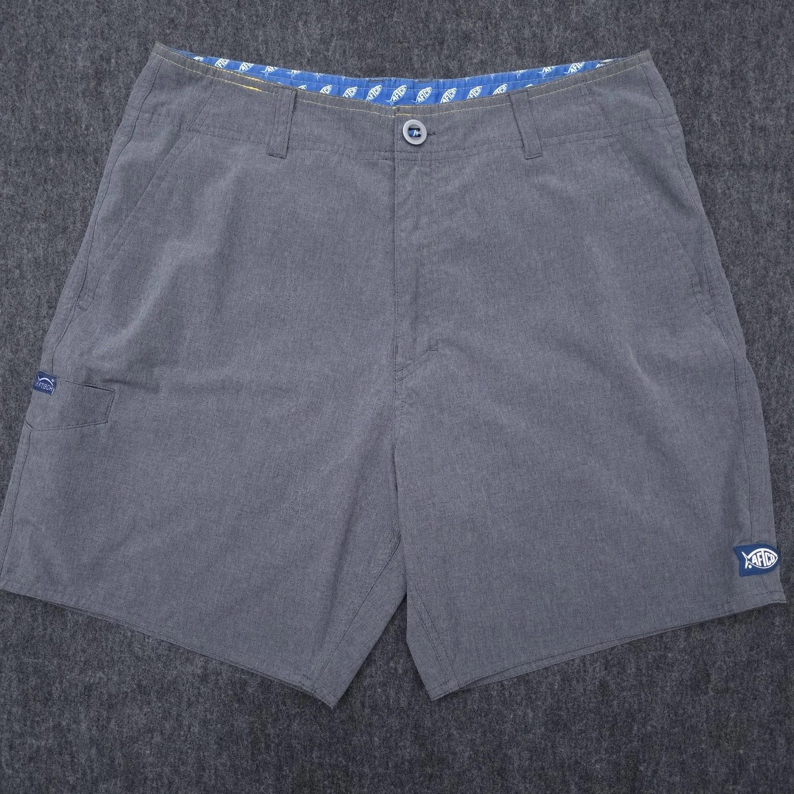 AFTCO Mens 30 Gray Stretch Performance American Fishing Tackle Shorts Outdoor
Opens in a new window