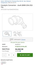 2018-2025 Audi S4 B9 Catalytic Converter - Au...