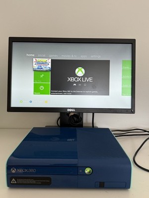 Guaranteed Working - Microsoft Xbox 360 E Special Edition Blue