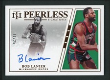 2019-20 BOB LANIER 10/25 AUTO PANINI NATIONAL TREASURES PEERLESS SIGNATURES