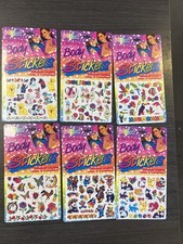 Vintage Lisa Frank Lot of 6 Packs Body Stickers Temporary Tattoos Transfers New
