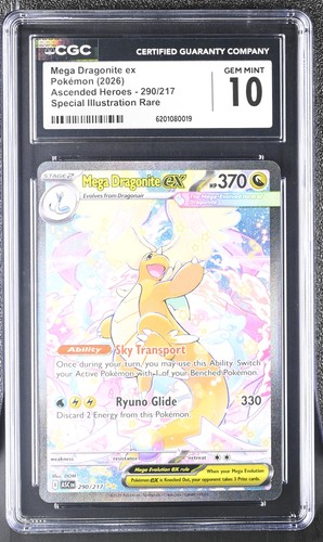 Mega Dragonite ex graded CGC 10 for sale on eBay