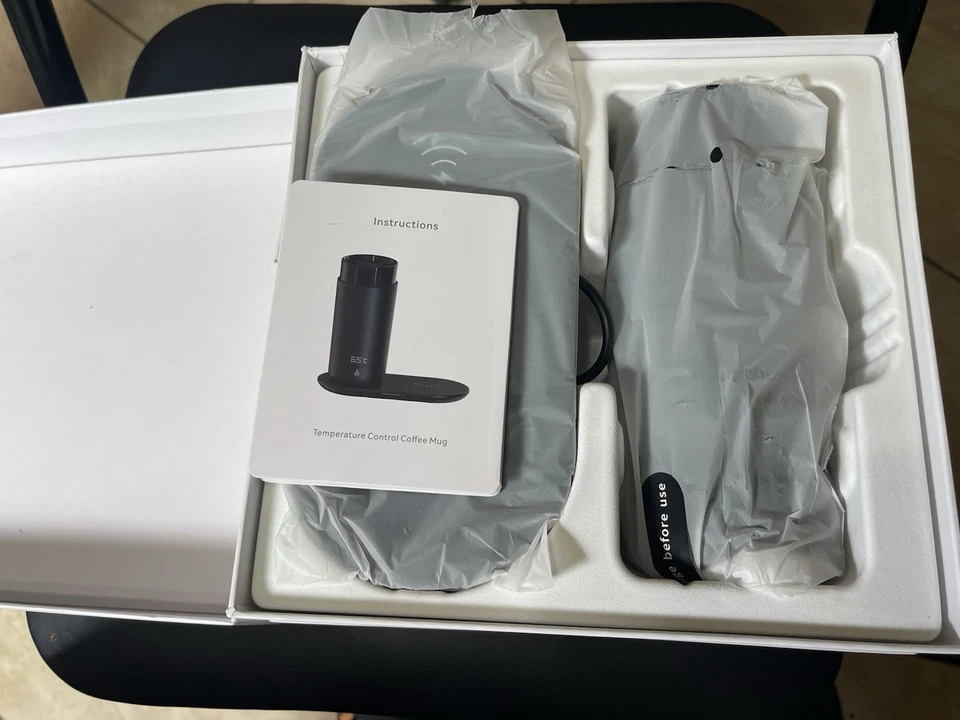 Temperature Control Heated Coffee Mug ‘With Phone Charger Pad “See Description” - Image 3 of 4