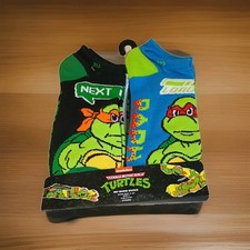 Teenage Mutant Ninja Turtles No Show Socks Sz 4-10 B7