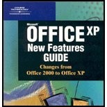 Microsoft Office XP New Features Guide 02 by Technology, Inc Course - Technol