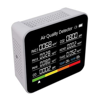 1PC Home Safety Air Quality Monitor 9-in-1 Detector Multi-Pollutant Detection