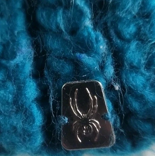 Mercancía Oficial Marca Spyder Mujer Gorra Tejida Azul Verde Crochet Talla Única Foto 4 de 4