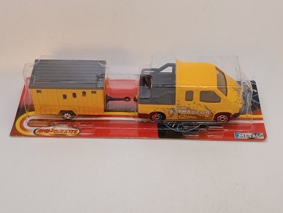 Vtg. 1987 Majorette Series 300 Ford Transit EXtractor Van W/Trailer NEW