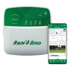 Rain Bird ARC6 Smart Irrigation Timer 6-Zone WiFi Controller Indoor Alexa Ready