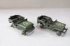 Vintage Dinky X2 - 153a Willys Jeep USA Military Army