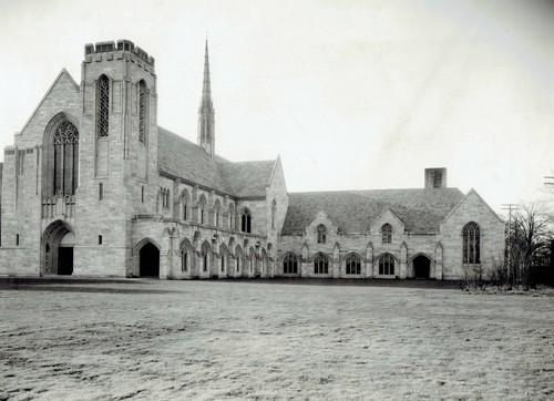 1938 Original Photo view of Christ Church Chapel in Grosse Pointe Farms Michigan - Picture 1 of 2