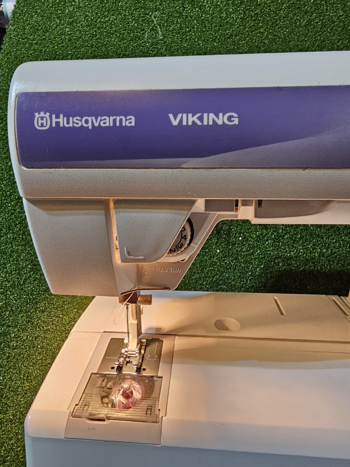 HUSQVARNA VIKING EMMA SEWING MACHINE WITH PEDAL Used Works Great eBay