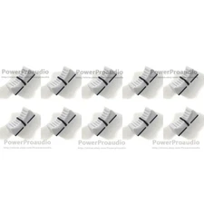 10pcs/lot LightGray Slide Fader Knob Cap For YAMAHA MG166CX-USB MG206C hole 4MM 