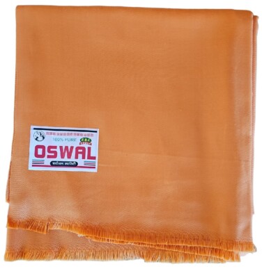 Men's Kashmiri Plain Woollen Oswal Lohi Shawl Stole Wrap 120 x