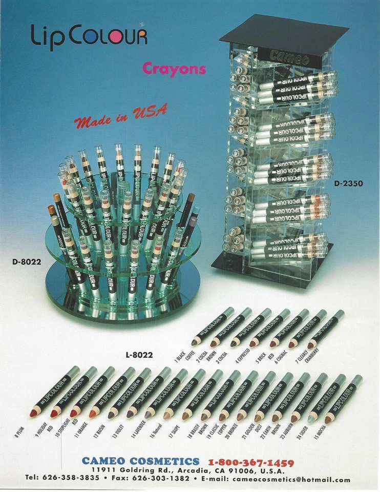 JUEGO DE LÁPICES CAMAMEO JUMBO DE OJOS Y LABIOS 36 PIEZAS Foto 4 de 4