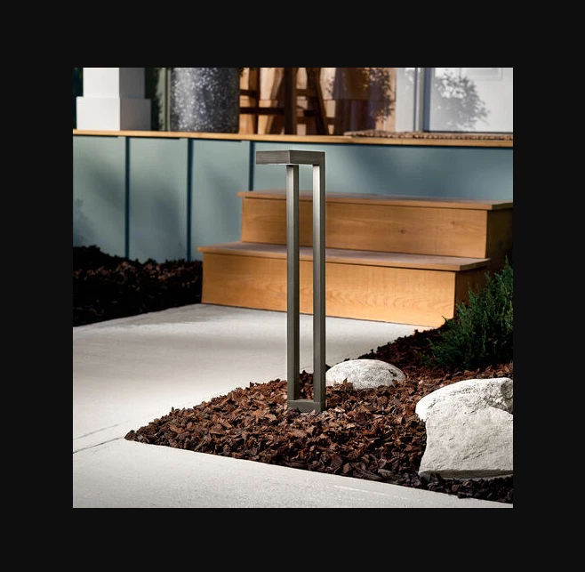 Kichler 22" 2-Arm Contemporary LED Path Light, 12V, T5 Wedge - Bronze - Image 3 of 3