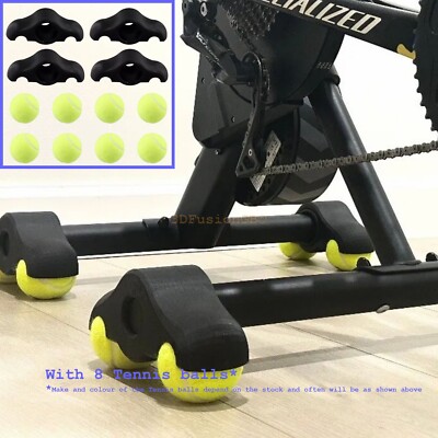 WAHOO KICKR CORE Bewegung inkl. Tennisball Wippplatte Füße x 4 3D gedruckt