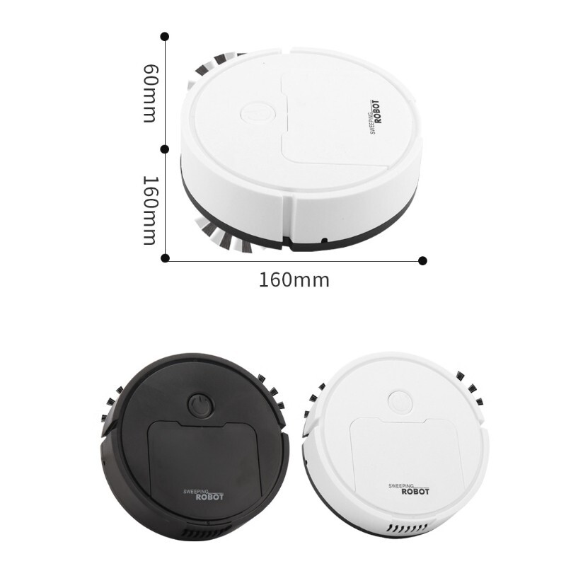 Mini aspiradora 3 en 1 robot de barrido inteligente (blanco)