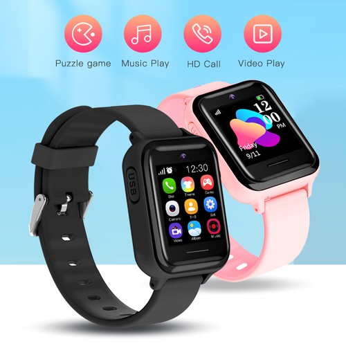 Kids Smart Watch Camera Call Phone Music SIM GSM Game Watches Boys Girls Gift - Zdjęcie 3 z 40
