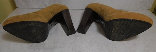 CALVIN KLEIN Suede Heels Size 6.5M Style E3842 (ELITA) - Picture 5 of 6