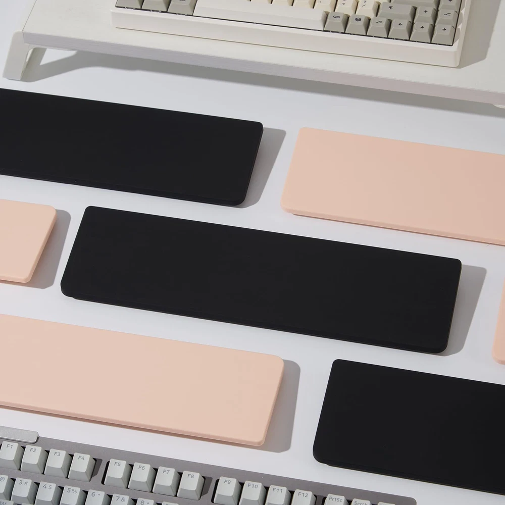 Ergonomic Mechanical Keyboard Silicone Wrist Rest with Column Support