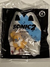 4 Surfing Tails - 2022 McDonald's Happy Meal Toys Sonic 2 Brand New
