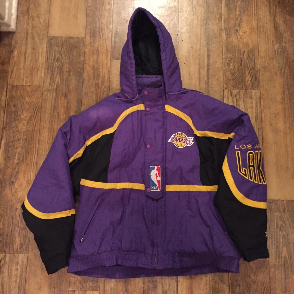 Maker of Jacket Clearance Sale Los Angeles Lakers NBA Varsity Size Men's XL