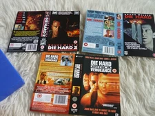 Replacement Vhs VIDEO Sleeve Cover & Case small box x3 DIE HARD HARDER III