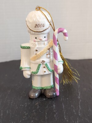 Lenox 2004 Sweet Sentry Nutcracker Ornament, Handcrafted