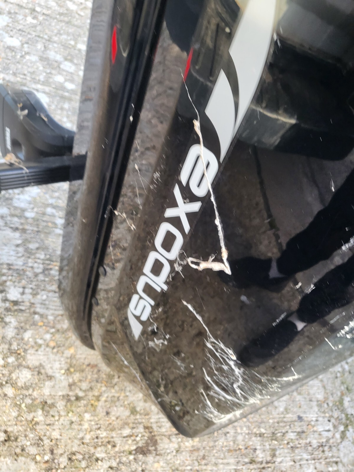 exodus 470l roof box Few Scratch Good Order Thule Bars Lost Key Cheap