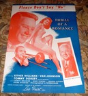 Esther Williams Sheet Music - Please Don't Say No, from Thrill Of A Romance