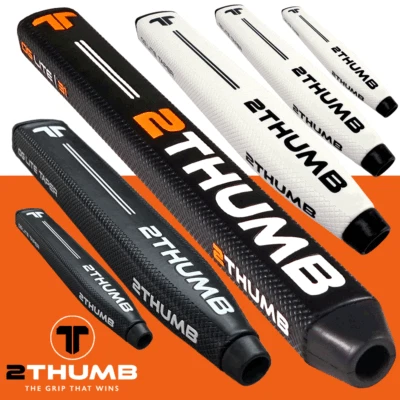 2THUMB NEU 2024 2-DAUMEN OG LITE GOLF PUTTER GRIFF / ALLE MODELLE & GRÖSSEN + KOSTENLOSES GRIFFBAND