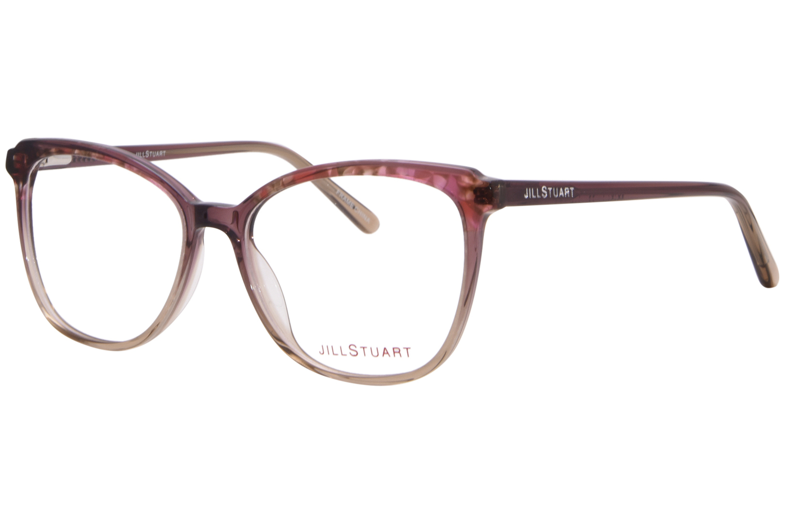 Женские очки Jill Stuart JS454-1 с розовым градиентом в полной оправе Cat Eye 54 мм 16990₽