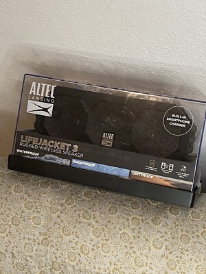 ALTEC LANSING LIFEJACKET 3 Black Rugged Bluetooth Portable Speaker